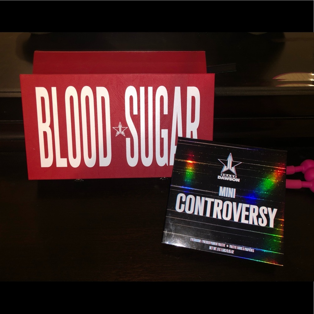 Jeffree Star Blood Sugar +Mini Controversy Palette